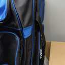 Premium 3 Ball Roller Bowling Bag with Wheels, Large Shoes Pocket, 15‘’ x 9.5'' x 40''