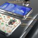 Christmas Phone Case for Google Pixel 9/9 Pro - Clear Transparent Soft TPU Case with Xmas Gingerbread Man Pattern, Cute Protective Cover for Boys Girls (6.3 Inch)