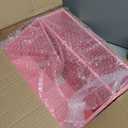 BELO VALE Wood Mail Organizer Countertop, Farmhouse Desk and Kitchen Countertop Storage, Letter Sorter, Desk Mail and Bill Organizer, Desktop File and Paper Holder (Pink)