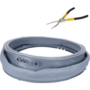 MDS47123602 Washer Door Boot Gasket Compatible With lg and kenmore Washer Door Seal WM2601HR, WM3250HWA, WM3370HRA,WM3050CW,WM3170CW, Front Load Washer Door Seal Replaces EAP12748962, PS12748962