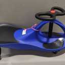 Wiggle Car - Ride on Toy for Ages 3 and Up - Toddler Ride on Toys with no Batteries, Gears, or Pedals Just Twist, Wiggle, and Go by Lil Rider (Blue and Black), 30"L x 13.5"W x 16"H