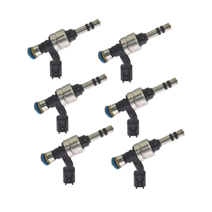 Set of 6 12634126 J1157 Fuel Injector 6 Holes Disc Engine Nozzles Compatible with 2010-2016 Buick Lacrosse 2011-2016 Buick Regal 2011-2017 Chevy Equinox GMC Terrain 2014 Chevy Impala 2013-2014