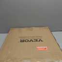 VEVOR Camping Kitchen Station, 3 Adjustable Height Folding Outdoor Camp Cooking Table with Storage Organizer, Quick Set-up for Patio BBQ Picnic Glamping Traveling (Grey)