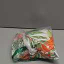 Elegant 2 Piece Sets for Women Sexy Printing Crop Top Long Straight Pants Vacation Outfits Beach (Orange/Green) XL