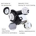 Washer Drain Pump Motor L-G WM2016CW WM3670HVA/HWA WM2301HR/W WM2101HW WM2487HWMA/RMA WM2050CW WM3997HWA WM3488HW WM8000HWA WM9000HVA.