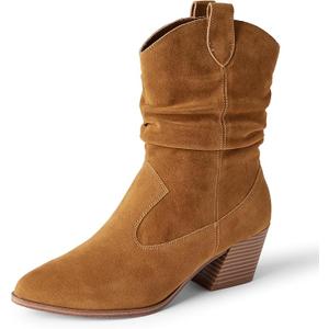 Essentials Women's Mid Calf Western Fashion Boots Size 8