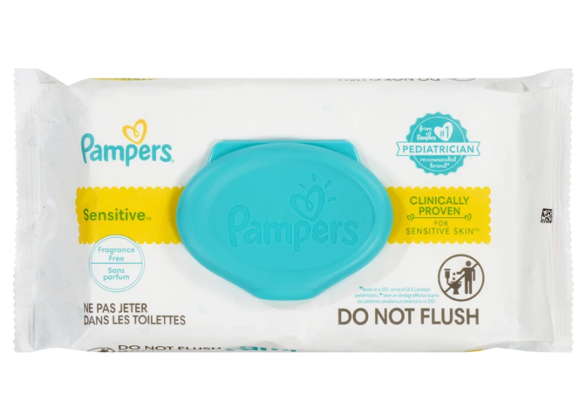 Pampers Sensitive Perfume Free Baby Wipes, 56 count Ralphs