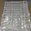 4-Tier Stackable Closet Organizers and Storage Basket, Foldable Closet Shelf Organizer System, Space-Saving Clothes Storage Drawer Organizer for Wardrobe, White (Patent Pending), Material Type: White 11.8"x 15.7"x 34.6"