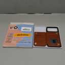 DJDUCK Designed for iPhone 17 Pro Max Case Wallet with Card Holder, [Magnetic Clasp Cover] [RFID Blocking Leather Protection] Shockproof Women Men Cases 6.9 Inch for Apple 17 ProMax Light Brown