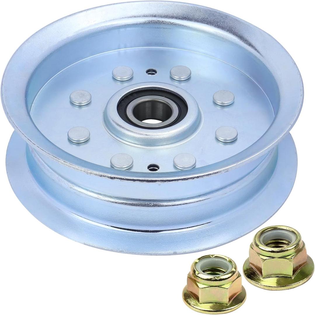 GELASKA 756-05034a Idler Pulley Replaces John Deere GY22082, GY20629, GY20110, AUC17621, 756-05034 for John Deere L110, L120, L130, D110, D130, D140, D150, LA105, LA145, LA150, LA155 Tractors
