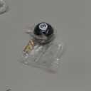 Shift Knob Manual Gear,Round Shift Knob Acrylic Gear,4 5 6 Speed Universal Shifter Knobs with 3 Adapters,Fit for Manual Car M 8 * 1.25, M 10 * 1.25, M 10 * 1.5, M 12 * 1.25 (Black8)