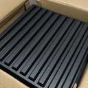 Nuanchu 120 Pcs 3D Wall Panels, 12"x12" PVC Fluted Tiles, Black