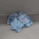 Sheface Men's and Women's Spandex Open Face Costume Bodysuit Stretchy Halloween Cosplay Face Open Body Suit (XX-Large, Light Blue)