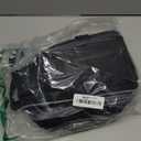 OPUX Lunch Box For Men Women, Insulated Large Lunch Bag Adult Work, Double Decker Lunchbox Meal Prep, Dual Compartment Leakproof Lunch Cooler, Soft Lunch Pail Tote Boys Girls Kids School, Black 16 Can