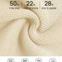 ZESICA Women's Fall 2025 Oversized Sweaters Long Sleeve Color Block Mock Neck Side Slit Comfy Loose Knitted Pullover Tops (Beige, S)