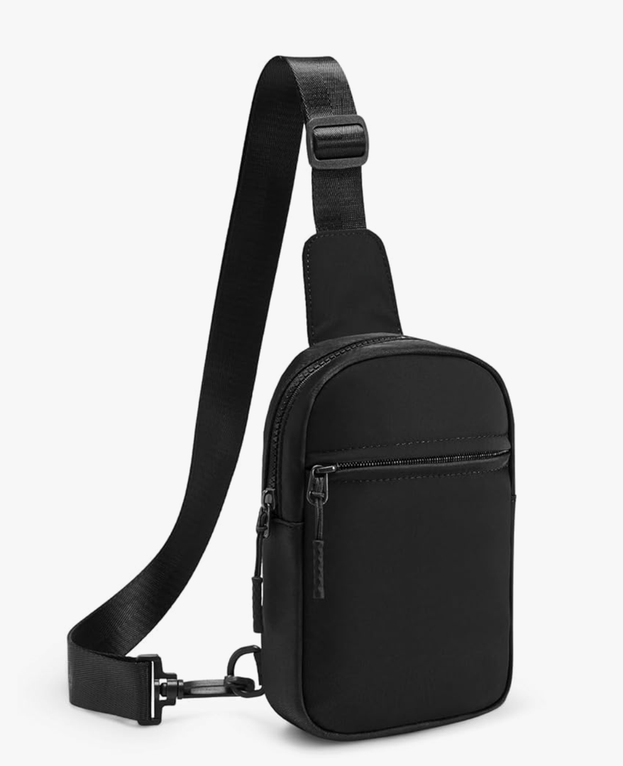 CHOLISS Small Sling Bag for Women and Men, Crossbody Bags Trendy Fanny Packs Chest Bag with Extended Strap