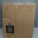 Bemis Ashland Modern Wood Toilet Seat with Decorative Edge, Slow Close, Secure Hinges, Made in USA, Round, Biscuit