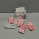 QUMY Dog Shoes for Large Dogs, Medium Dog Boots & Paw Protectors for Winter Snowy Day, Summer Hot Pavement, Water-Resistant in Rainy Weather, Outdoor Walking, Indoor Hardfloors Skid-Resistant Sole (Size 3: 2.0''x2.5''(W*L) (Pack of 4))