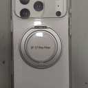 ACESTAR 360 Magnetic Stand Case Compatible with iPhone 17 Pro Max, Rotatable Flexible Ring Holder Phone Cover for Men Women | Compatible with MagSafe | Shockproof & Anti-scratch | Anti-Yellowing (Clear)