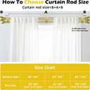 Double Curtain Rods for Windows Set 45 to 90 Inch,Gold Curtain Rod with 3PCS Drapey Pole Brackets,5/8" Diameter Blackout Small Curtain Rod,Extra Long Cortineros Para Ventanas for Bedroom,Living Room
