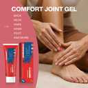 3 x Joint Gel - Soothing Massage Cream Natural Comfort Gel for Knee, Neck, Back & Muscle, Absorb Quickly, Portable and Non-Greasy Formula, 4.23oz