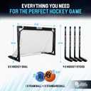 Premier Sports - Kids Hockey Set (4) Sticks, (2) Mini Goals, (1) Foam & (1) Standard Balls Complete Beginner Set for Ages 3-9