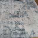 Area Rugs 9x12 Living Room - Washable Rug Modern Abstract Soft Large Neutral Non-Slip Carpet Indoor Floor Stain Resistant Thin Carpets for Bedroom Dining Room Farmhouse Nursery Home Office Multi