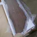 HOMISSUE Corner TV Stand for 55 Inch TV, Rustic Corner Entertainment Center with Storage, Industrial Media Console Table with Sliding Barn Door, Entertainment Center for Living Room, Brown