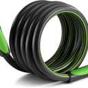 WORKPRO 5/8 IN x 10 FT Garden Hose, Heavy Duty, Flexible, Lightweight Water Hose with Bi-Material 360 Rotation Handle, 3/4" GHT Solid Brass Fittings, for Outdoor, Lawn, Garden & Yard, Car Wash