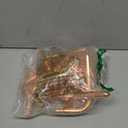 Pack of 10 Copper Stub Out Elbows with Wall Flange Stub Out 1/2-6inch Lengh- Easy to Install, Lead-Free-PEX-B,C Stub Out Accessories,Barb Crimp PEX-B Copper Stub Out Elbow with Wall Flange.