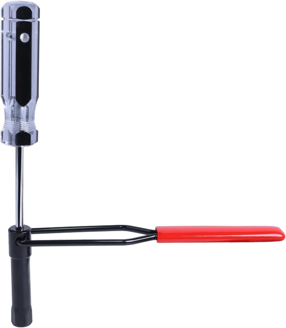 Jam Nut Valve Adjustment Tool, Slotted Valve Adjusting Stud for Honda Toyota Nissan and Other Japanese Engines-Ideal for Valve Clearance Adjustment and Valve Lapping Guiding Removal Tool10mm