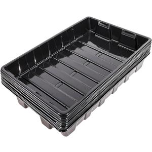 10Pack Seed Starting Trays, Strong Plastic Growing Plant Tray, Seed Tray, Seedling Trays for Greenhouse and Flowers, Wheatgrass, Sprouting