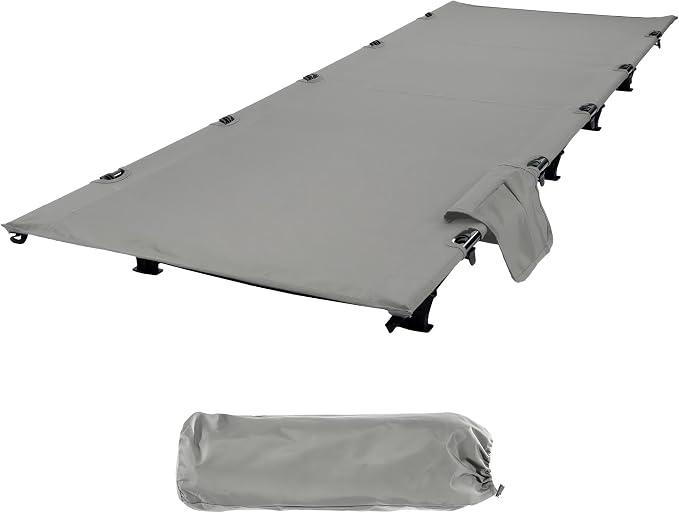 Elevon Camping Cot, 28" Extra Wide Sleeping Cot, Portable Folding Tent Camping Bed, Compact for Outdoor Travel, Base Camp, Hiking, Mountaineering, Lightweight Backpacking, 400lb Capacity
