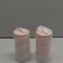 Termichy Stackable Formula Dispenser Portable Milk Powder Container, 2 Pack, Light Pink