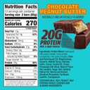 Ghost Chocolate Peanut Butter Protein Bar, 20g Protein, 2g Sugar, 12 ct | 270 Calories per Dual-Bar Pack, Crisp Cookie & Caramel Layers, Chocolatey Coating, Gym-Ready, 27.6 oz (EXP 11/01/26)