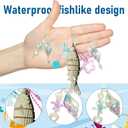 3 Pcs Realistic Fish Keychains for Fishing Enthusiasts Style Bag Charms Purse Accessories Gift Ideas for Men and Women