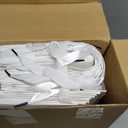 Fuyoooo 20 Pcs 18" x 7" x 14" Extra Large Gift Bags with Ribbon Handles, Reusable Heavy Duty Sturdy Kraft Paper Bags Bulk for Shopping, Retail, Grocery, Wedding Gifts, Party Favors (White)