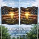 US 250 Flag 250th Anniversary US Double Sided 3-Ply Outdoor Flag, We The People 1776-2026 Patriotic Yard & House Banner for 4th of July (5, 4X6)