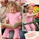 Custoneei 2 Piece Toddler Girls' Summer Outfits, Pink, 3-4 T (Pink)