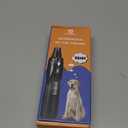 Petsaunter Dog Nail Grinder, 2-Speed and LED Light, Touch-Switch, TypeC, Quiet and Low-Vibration Dog Nail Trimmers, and 3 Ports for Large Dogs, Medium, Small Dogs Cats Pets with Hard or Thick Nail