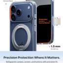 TORRAS 360 Magnetic Stand for iPhone 17 Pro Max Case, [Fit for MagSafe] [4X Military-Grade Protection] Slim Case for iPhone 17 Pro Max 6.9" 2025, Clear, Ostand O3 Fitness Series