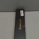 Hair Straightener 1 Inch Flat Iron and Curler 2 in 1 Titanium Ceramic Ionic Dual Voltage Straightener with Heat-Resistant Silicone, for Less Frizz, Shinier & Smoother (Black/Rose Gold)