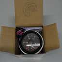 100TECH Fuel Gauge 0-90ohm Marine Fuel Level Gauge 52mm 2-1/16 Aftermarket Fuel Gauge Boat Automotive Replacement Gauge Motocycle Gas Car Truck Vehicle with 8 Color Selectable Backlit All Black