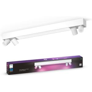 Philips Hue White and Color Ambiance Centris Smart LED Ceiling Light - Includes (1) Color Changing Light Fixture in White with 4 Individually Adjustable Spotlights - Works with Voice, 4L