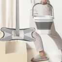 Long Plastic Rectangular Handy Baskets/Mop Buckets (Collapsible Buckets 01-Grey)