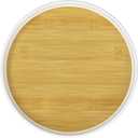 LAMU 1 Pack Lazy Susan Organizer, 10'' Lazy Susan Turntable for Cabinet, Table Top, Pantry, Refrigerator, Kitchen, Oak