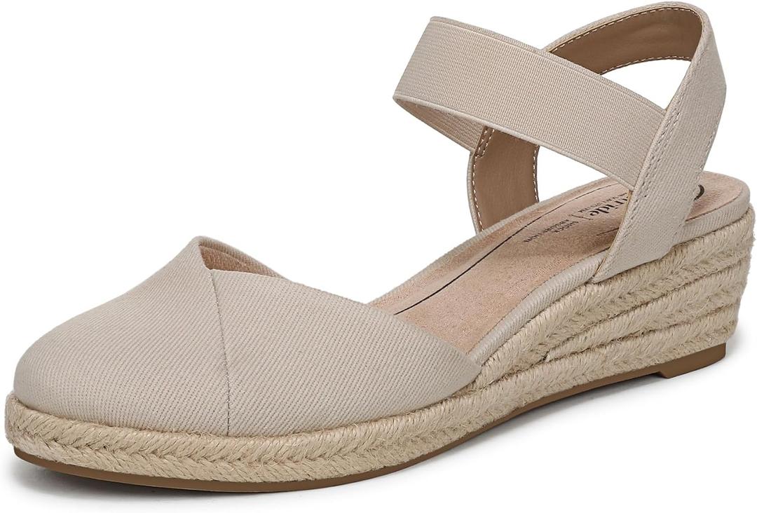 LifeStride Kimmie Espadrille Shoes (Beige, M)