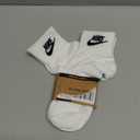 Nike Everyday Lightweight Training Ankle Socks (2 Pairs), Midnight Navy/White/White, Medium