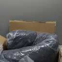 Love's cabin Round Donut Cat and Dog Cushion Bed, 25in Pet Bed for Small or Medium Dogs, Anti-Slip & Water-Resistant Bottom, Soft Durable Fabric Pet Beds, Washable Calming Cat & Dog Bed Navy