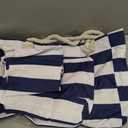 Empty Mahjong Tile Bag 3 Pcs- Stripe American Mahjong Carrying Set Tote Bags for Tiles and Racks Storage (Case Only)